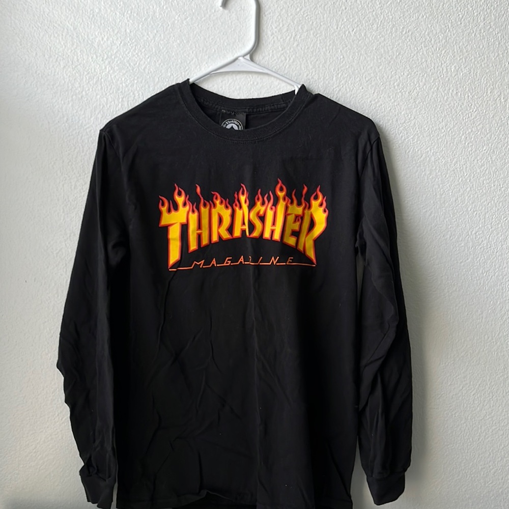 Black Thrasher long sleeve t-shirt